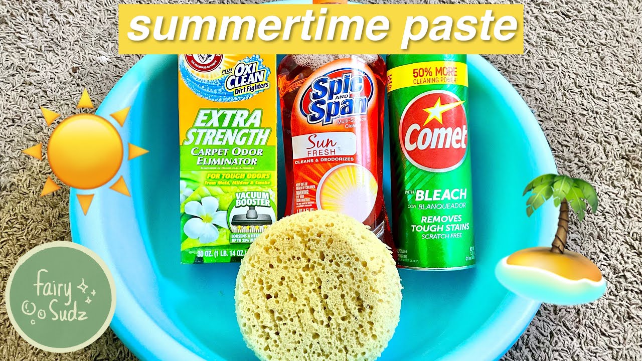 Summertime Paste ☀️🏝 | Sponge ASMR