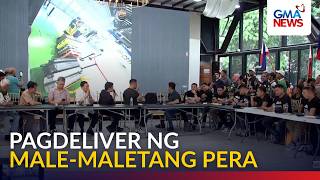 Litrato mula sa 18 'ex-soldiers', patunay ang umano'y pagdeliver ng male-maletang pera | GMA News