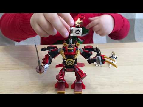 LEGO Ninjago Робот-самурай (70665) Обзор. Лего ниндзяго видео