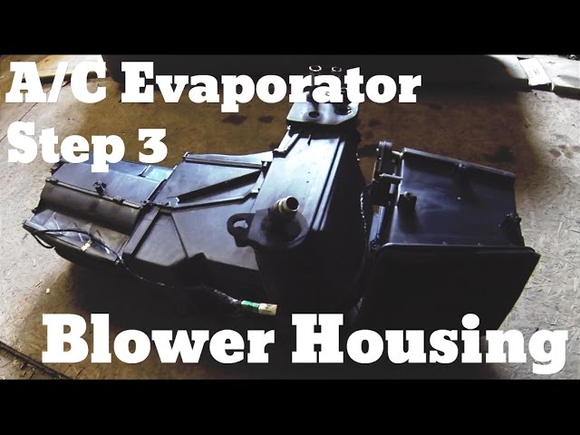 Part 4 - Remove Evaporator / Blower Housing - Chevy Suburban A/C Evaporator  - YouTube