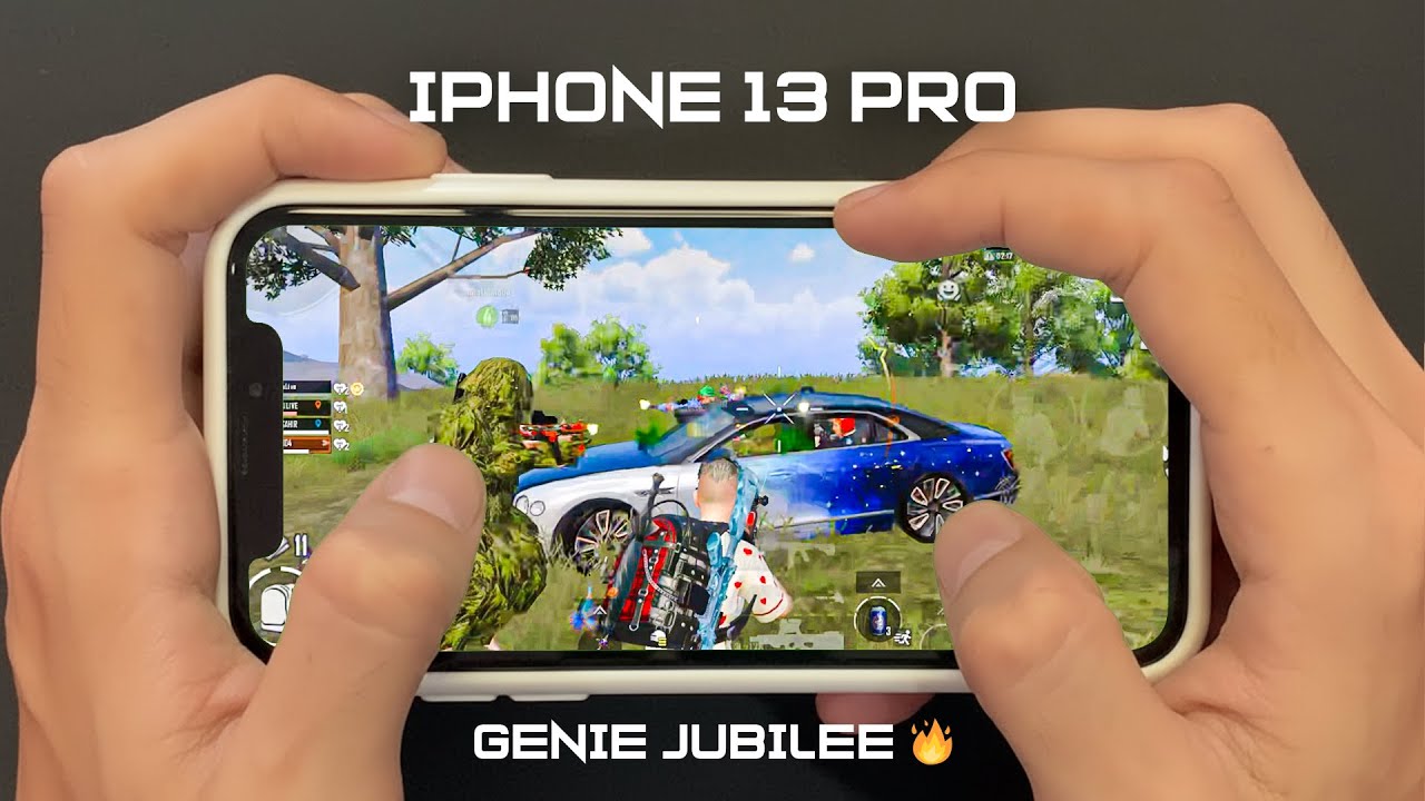 IPHONE 13 PRO MAX HANDCAM IN 2026 🔥/Super Smooth+Extreme PUBG Gaming Test😍/ NEW GENIE Gameplay!