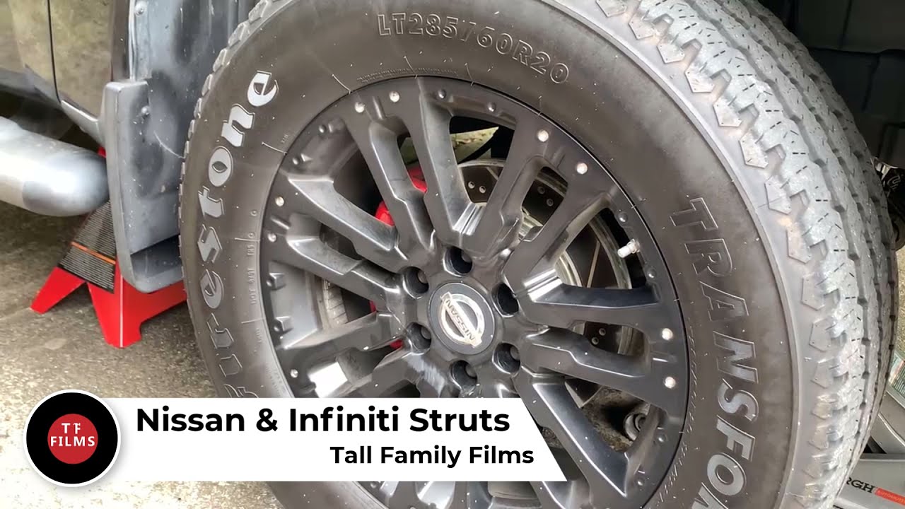 Very Easy: Changing front shocks (strut assembly) - (Pathfinder, Armada, Titan, QX56)