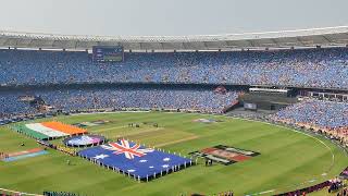 Indian National Anthem - Cricket World Cup Finals 2023 - Ahmedabad - Narendra Modi Stadium