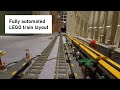 Fully automated LEGO train layout