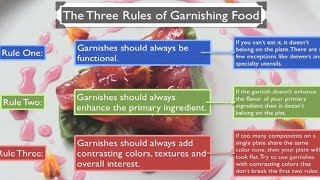 How to Garnish Food - A Video Discussion @JacobBurton