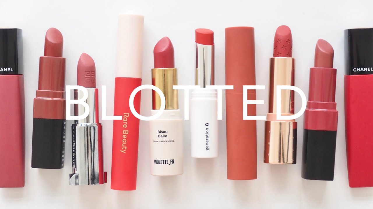 Blotted Lip Look  Best Soft Matte and Blurred Lipsticks 