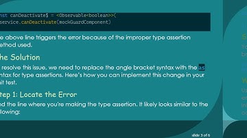 How to Refactor Your Observable to Avoid Type Assertion Errors in Angular Unit Testing