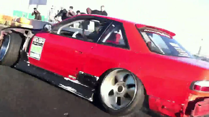 Karl Osaki & Kyle Mathias in car tandem