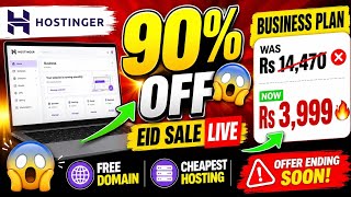 Hostinger 90% Discount Eid Offer 2026 | Coupon Code Working 🔥 #HostingerCoupon