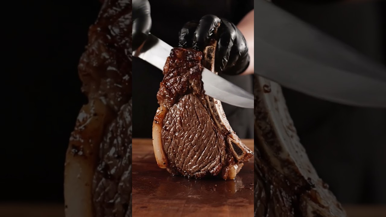 Beef Chop Cutting ASMR | Ultra Juicy Knife Slices 🔪🥩 