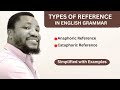 TYPES OF REFERENCES IN ENGLISH GRAMMAR: Anaphoric &amp; Cataphoric References Explained with Examples
