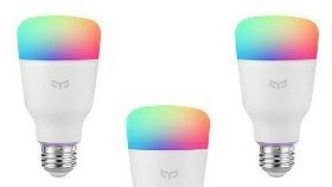 DICAS Yeelight Lâmpada Inteligente WIFI com Comandos DE VOZ em Português XIAOMI