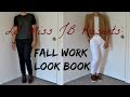 Look Book | Fall Work Outfits