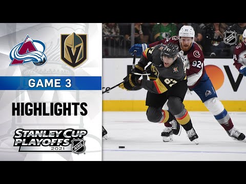 Second Round, Gm3: Avalanche @ Golden Knights 6/4/21 | NHL Highlights