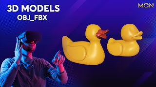 Duck 3D Model Print Model
