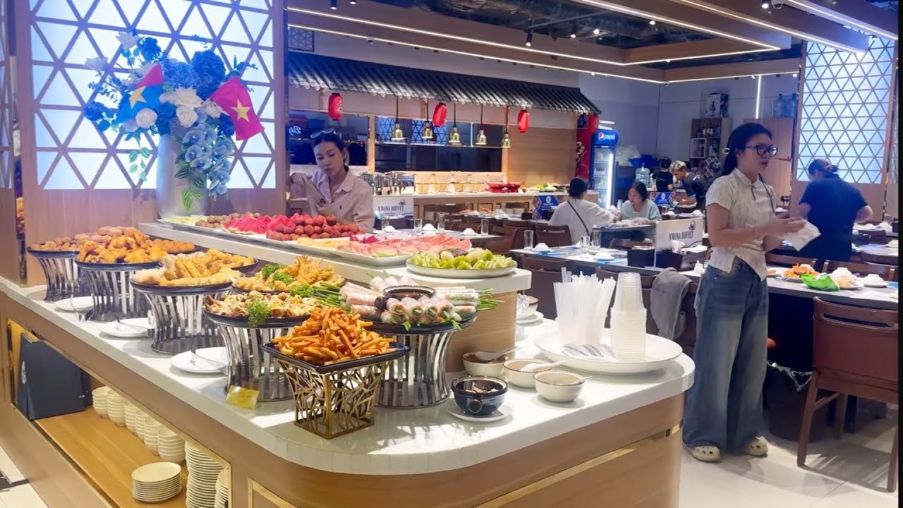 Thưởng thức Buffet N’Rona CN Thủ Đức | Ăn No Thả Ga Các Món Á-Âu Hải ...