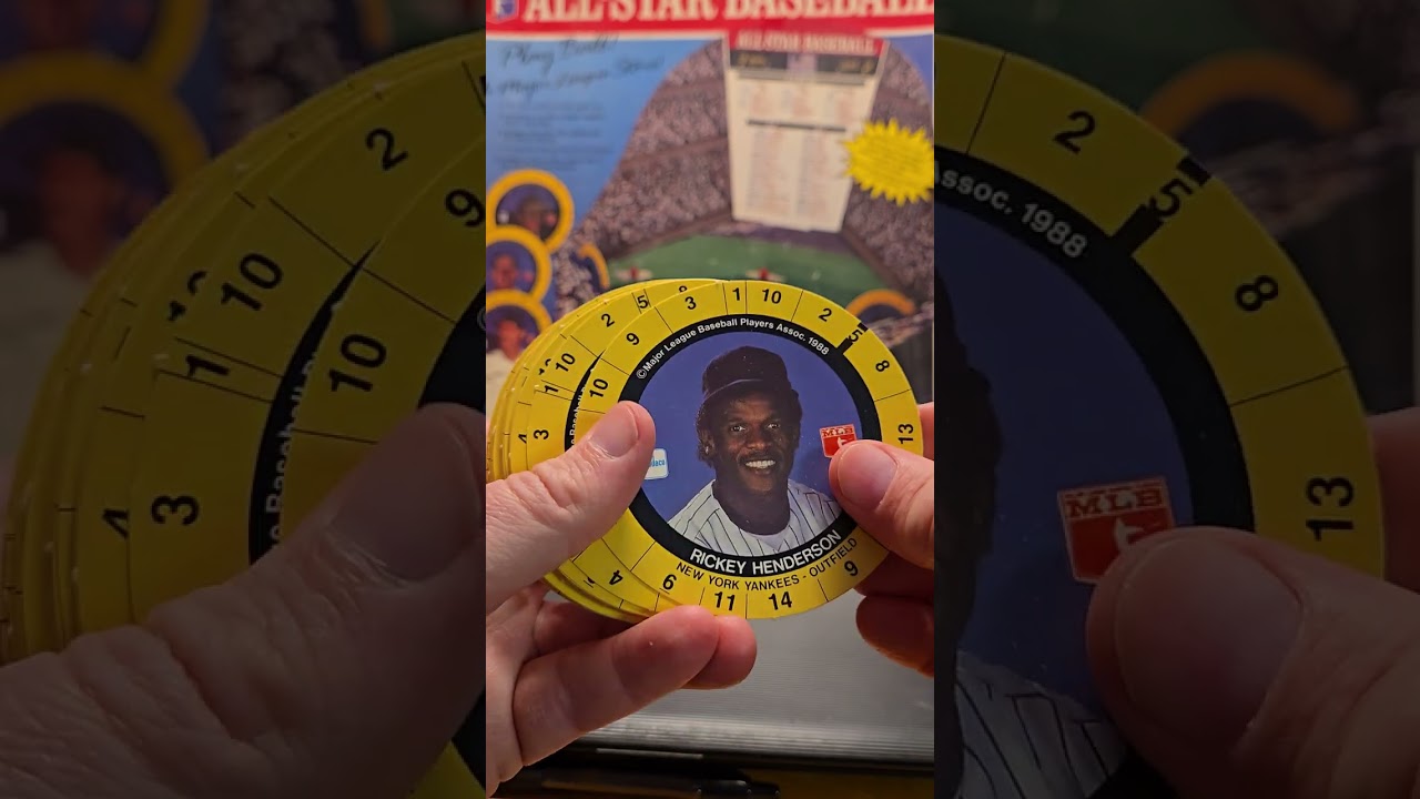 1988 All-Star Baseball Game Card Discs