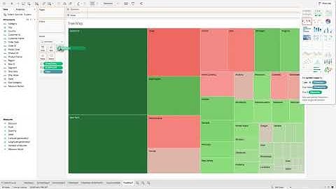 29 Learn Tableau in a Minute - Maps - Create a Basic Tree Map (0:51)