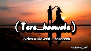 tere hawale [ lyrics + slowed reserved ]