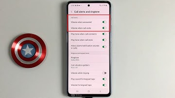 Vibrate when answering and ending calls on Samsung A53 5G Android 12