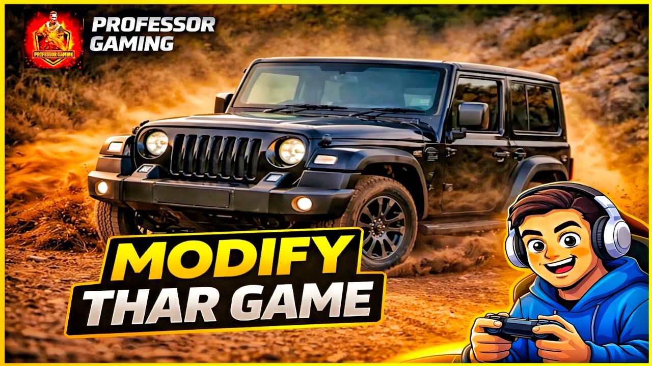 Modify Thar Game 🔥 | Ultimate Thar Customization Gameplay 🚙🎮 #thargame #professorgaming