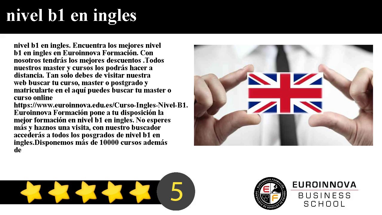 nivel b1 en ingles YouTube