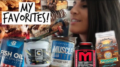 VLOG 27: My Honest Opinion - Favorite Protein Powder, Bars, Nut Butter, Supps, etc.