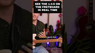 See the 1-3-5 on the Fretboard in Real Time