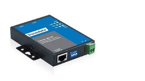 NP301 serial device server Unboxing