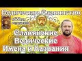 СЛАВЯНСКИЕ ВЕДИЧЕСКИЕ ИМЕНА И НАЗВАНИЯ. Родной Путь. #38 рп. Владимир Куровский