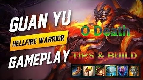 Guan Yu "Hellfire Warrior" Perfect Gameplay - Heroes Evolved Mobile
