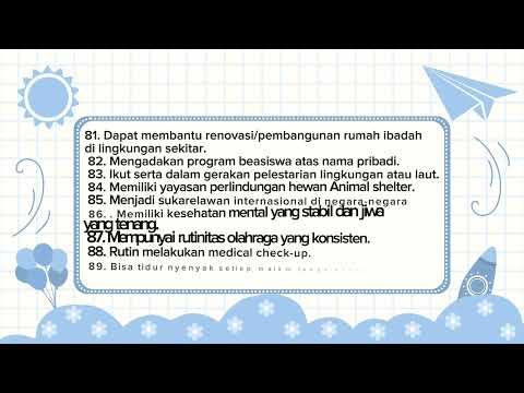 Mimpiku ada 100