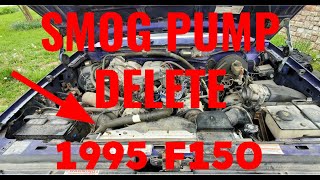 1995 F-150 Smog Pump delete pulley routing