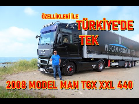 ÖZELLİKLERİ İLE TÜRKİYE'DE TEK 2008 MODEL MAN TGX XXL 440 / TIR İNCELEME