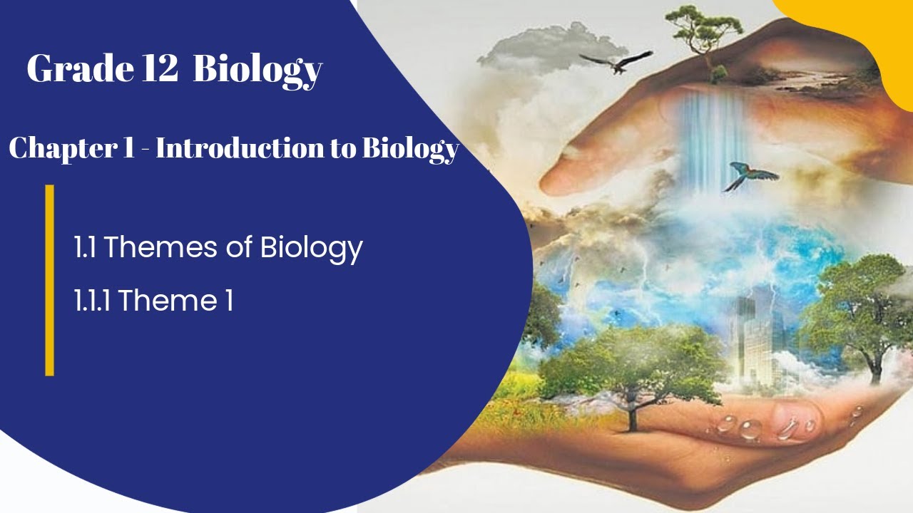 Grade 12 Biology: Chapter 1 - Introduction to Biology (part 1)