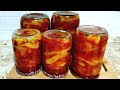 Перец🌶️"Цицак" в Томатном Соусе🍅Вкусная Закуска на Зиму.Ольгины Рецепты.