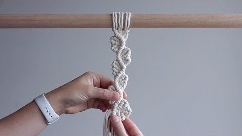 Macrame Vine with 3 Leaf Variations - DIY Intermediate Macrame Tutorial!