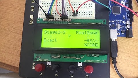 Arduino rhythm game (incomplete)