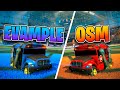 OSM vs Evample FREESTYLE 1V1 (BATTLE BUS)