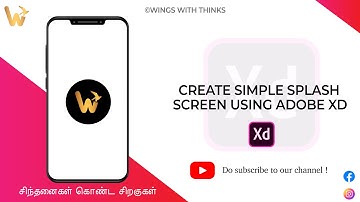 Create a simple Splash Screen in Adobe | XD | Tutorial