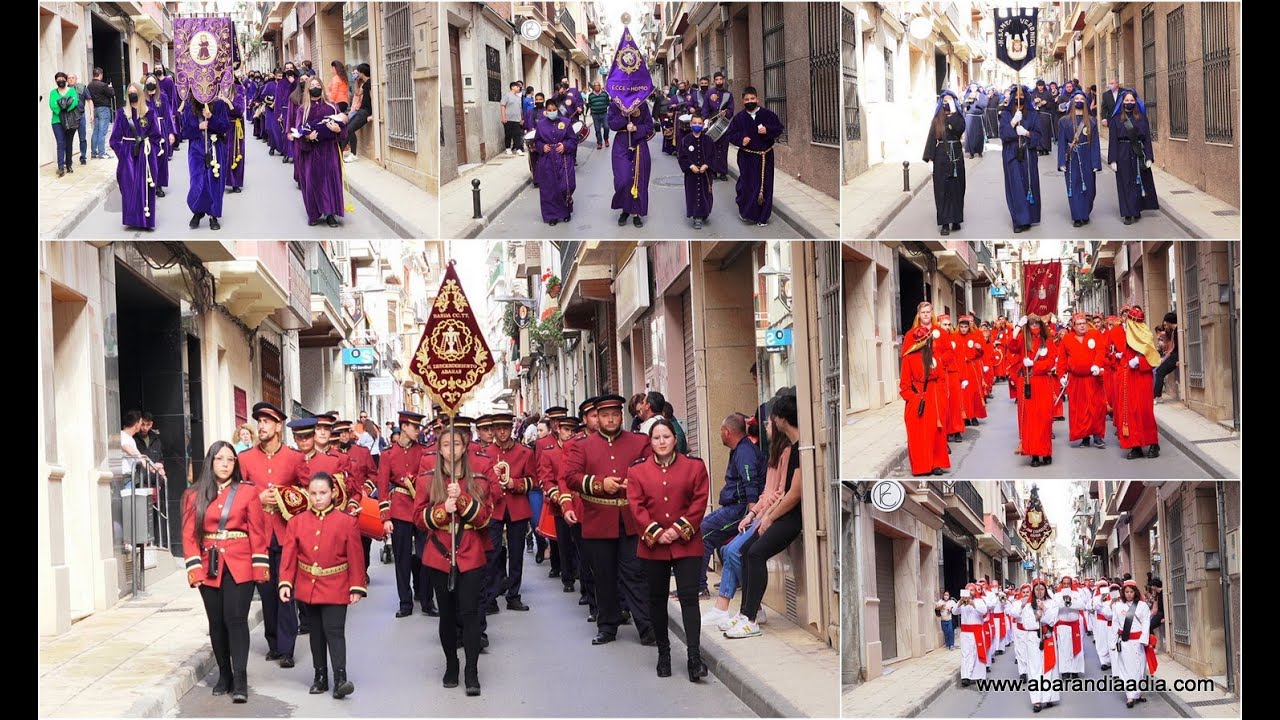Tambores y cornetas pusieron sonido a la tarde del Sábado de Pasión en Abarán