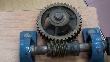 Kết cấu cơ khí - cơ cấu trục vít - bánh vít