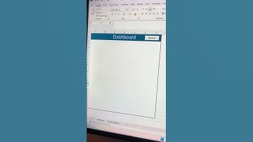 Automate Dashboard Creation in Excel with VBA – Save Hours! #shortsvideo