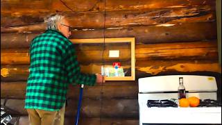Cabin Planning and Start on Corduroy Road- Martin's Old Off Grid Log Cabin#343