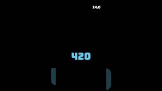 420 in 14 sec.