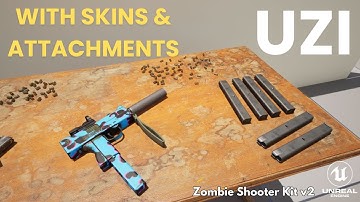 NEW WEAPON! UZI - Zombie Shooter Kit v2 - UNREAL ENGINE 5