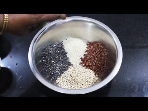 Healthy Breakfast Recipe in tamil/Kavuni Arisi Recipe/Black Rice recipe tamil/Dinner Recipe/Tiffin
