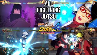 All Lightning Style Jutsus & Ultimate Jutsus - Naruto Shippuden: Ultimate Ninja Storm 4 screenshot 2