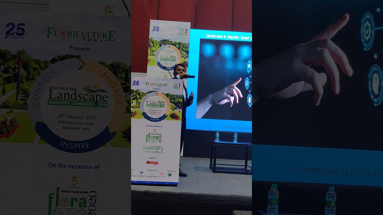 Airport Landscaping -Challenges and opportunities Feb2020 Floriculture India event.