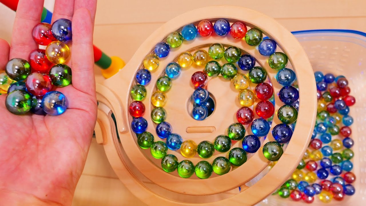 Marble Run Race ASMR ☆ Forcus Sound for Work, Study and Relax